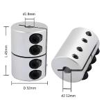 Flexible 8mm to 12mm Shaft Coupling for 3D Printers