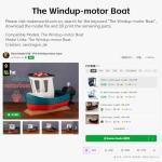 Bamboo Lab Makerworld 3D Boat Model Kit