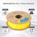 3DHoJor 1.75mm PLA Pro Filament - Yellow