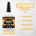KRAFTPROTZ 3D Printing Super Glue Gel 50g