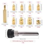 YIXISI 14-Piece Heat Set Insert Tool Kit