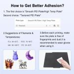 HIKUDIY PEI Double-Sided Build Plate for Bambu Lab