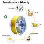 Triple Color Silk PLA 3D Printer Filament