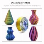 Triple Color Silk PLA 3D Printer Filament