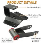 Gdydi 4" Drop Shackles Kit for Chevy Silverado
