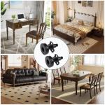 Adjustable Leveling Feet with T-Nut Kit - 8 Pack