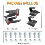 Gdydi 4" Drop Shackles Kit for Chevy Silverado