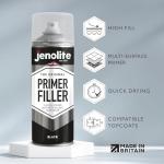 JENOLITE High Fill Black Primer Filler Spray 400ml