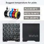 Wefuit Double-Sided Flexible Build Plate for 3D Printers