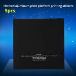 5-Pack 220x220mm Heated Bed Plates for Adventurer 4
