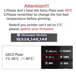 JUUPINE Kobra S1 Geco Cold Build Plate