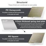 Anycubic Kobra S1 Flexible Build Plate 264x276mm