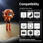 YOOPAI 257mm Magnetic PEI Build Plate for 3D Printers