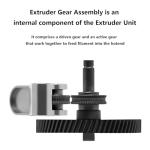 Hardened Steel Extruder Gear Kit for Bambu A1