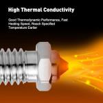 Tungsten Carbide 0.4mm Nozzles for 3D Printers