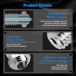 Tungsten Carbide 0.4mm Nozzles for 3D Printers