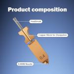 FlashForge AD5X 0.4mm Hotend Extruder Kit 2-Pack