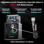 Hardened Ceramic Hotend Kit for Anycubic Kobra S1