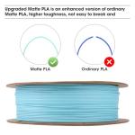 eSUN Matte PLA Filament 1.75mm - Light Blue