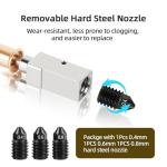 IdeaFormer Kobra S1 Hotend Set with Steel Nozzles