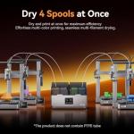 Creality SpacePi X4 Filament Dryer with Dual Heaters