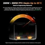 Creality SpacePi X4 Filament Dryer with Dual Heaters