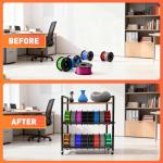 Heavy-Duty 3D Printer Filament Storage Rack