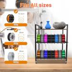 Heavy-Duty 3D Printer Filament Storage Rack