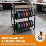 Heavy-Duty 3D Printer Filament Storage Rack