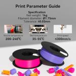 Kexcelled 1.75mm Tough Chocolate PLA Filament 1kg