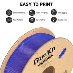 Gratkit Tri-Color Silk PLA Filament 1.75mm 1KG