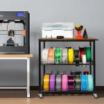3D Printer Filament Storage Rack with Wheels