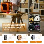 3D Printer Filament Storage Rack with Wheels