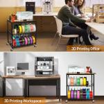 3D Printer Filament Storage Rack with Wheels