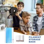 50pcs Filament Storage Bags for 3D Printers