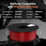Kexcelled 1.75mm ABS Filament - Fire Engine Red