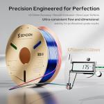 Semdon Silk Tri-Color PLA Filament 1.75mm