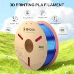 Semdon Silk Tri-Color PLA Filament 1.75mm