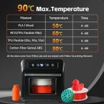 PRILINE 3D Printer Filament Dryer Box with Fans