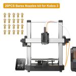 Kobra 3D Printer Brass Nozzle Set - 20pcs