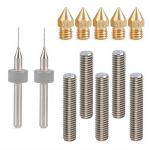 CESFONJER 12-Piece Brass Nozzle Kit for 3D Printers