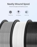 ELEGOO 1.75mm PLA+ Filament - 2KG Black & White
