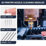 10 Pack 3D Printer Nozzle Cleaning Needles
