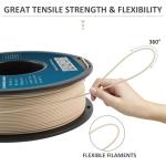 GEEETECH Wood PLA 1.75mm Filament - 1kg Spool