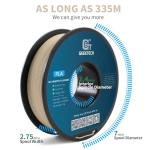 GEEETECH Wood PLA 1.75mm Filament - 1kg Spool