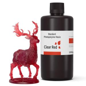 ELEGOO Clear Red 3D Printer Resin 1000g