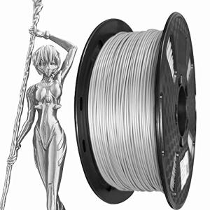 Silky Silver PLA Filament 1.75mm 1KG Spool