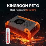 Kingroon 1.75mm White PETG Filament, 1KG