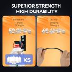 Kingroon 1.75mm White PETG Filament, 1KG