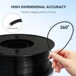 Kingroon 1.75mm White PETG Filament, 1KG